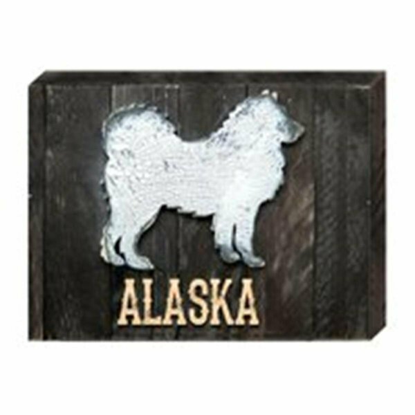 Clean Choice Alaska Husky Dog Art on Board Wall Decor CL3489842